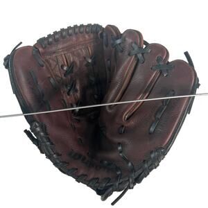 Wilson Leather Right Throw Brown‎ Black Baseball Glove A475  11"